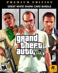 Product Image - Grand Theft Auto V: Premium Edition + Great White Shark Card Bundle (PC) - Rockstar - Digital Code