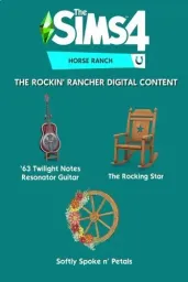 Product Image - The Sims 4: Horse Ranch – Rockin’ Rancher Pre-Order Bonus DLC (PC / Mac) - EA Play - Digital Code