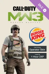 Product Image - Call of Duty: Modern Warfare III - 1 Hour 2XP + Burger King Operator Skin DLC - Multiplatform - Digital Code