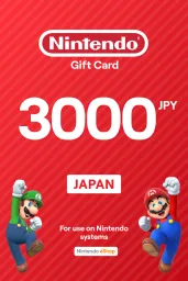 Product Image - Nintendo eShop ¥3000 JPY Gift Card (JP) - Digital Code