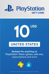 PlayStation Store $10 USD Gift Card (US) - Digital Code