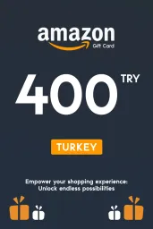 Product Image - Amazon ₺400 TRY Gift Card (TR) - Digital Code