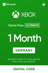 Product Image - Xbox Game Pass Ultimate 1 Month (Germany) - Xbox Live - Digital Key