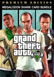 Product Image - Grand Theft Auto V Premium Online Edition & Megalodon Shark Card Bundle (Europe) (PC) - Rockstar - Digital Key