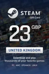Product Image - Steam Wallet £23 GBP Gift Card (UK) - Digital Code