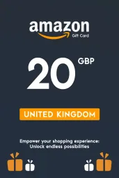 Product Image - Amazon £20 GBP Gift Card (UK) - Digital Code