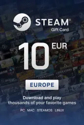 Steam Wallet €10 EUR Gift Card (EU) - Digital Code