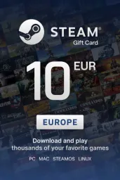 Product Image - Steam Wallet 10 EUR Gift Card (Europe) - Digital Key
