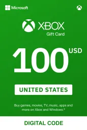  $100 Xbox Gift Card [Digital Code]