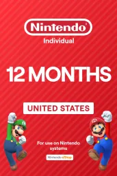 Product Image - Nintendo Switch Online 12 Months Individual Membership (US) - Digital Code