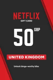 Product Image - Netflix £50 GBP Gift Card (UK) - Digital Code