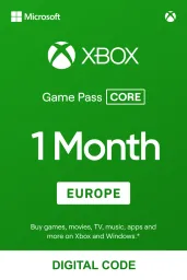 Product Image - Xbox Game Pass Core 1 Month (EU) - Xbox Live - Digital Code
