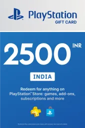 Product Image - PlayStation Store ₹2500 INR Gift Card (IN) - Digital Code
