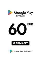 Product Image - Google Play €60 EUR Gift Card (DE) - Digital Code