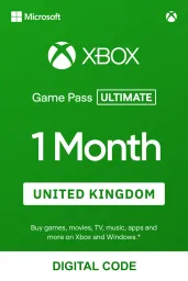 Product Image - Xbox Game Pass Ultimate 1 Month (UK) - Xbox Live - Digital Code