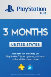 Product Image - PlayStation Plus 3 Months Membership (US) - PSN - Digital Code