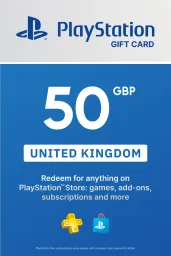 Product Image - PlayStation Store £50 GBP Gift Card (UK) - Digital Code