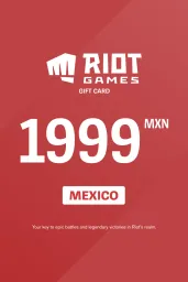 Product Image - Riot Access $1999 MXN Gift Card (MX) - Digital Code