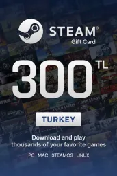 Product Image - Steam Wallet ₺300 TL Gift Card (TR) - Digital Code
