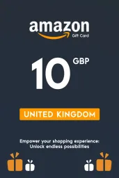 Product Image - Amazon £10 GBP Gift Card (UK) - Digital Code