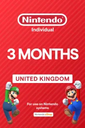 Product Image - Nintendo Switch Online 3 Months Individual Membership (UK) - Digital Code