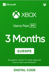 Product Image - Xbox Game Pass for PC (EU) - 3 Months - Digital Code