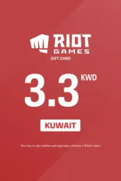 Product Image - Riot Access 3.3 KWD Gift Card (KW) - Digital Code