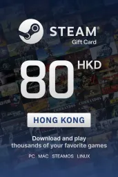 Product Image - Steam Wallet $80 HKD Gift Card (HK) - Digital Code