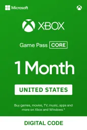 Product Image - Xbox Game Pass Core 1 Month (US) - Xbox Live - Digital Code