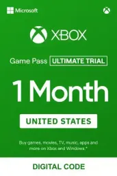 Product Image - Xbox Game Pass Ultimate 1 Month Trial (United States) - Xbox Live - Digital Key