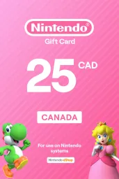 Product Image - Nintendo eShop $25 CAD Gift Card (CA) - Digital Code