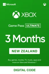 Product Image - Xbox Game Pass Ultimate 3 Months (NZ) - Xbox Live - Digital Code