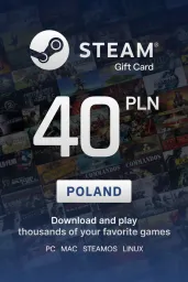 Product Image - Steam Wallet zł40 PLN Gift Card (PL) - Digital Code