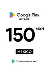 Product Image - Google Play $150 MXN Gift Card (MX) - Digital Code