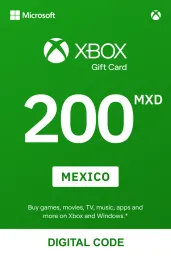 Product Image - Xbox $200 MXN Gift Card (MX) - Digital Code