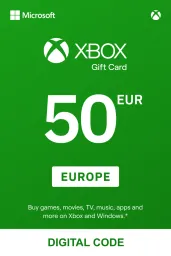 Product Image - Xbox 50 EUR Gift Card (Europe) - Digital Key