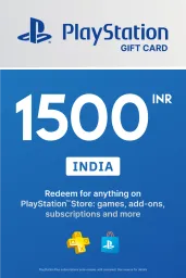 Product Image - PlayStation Store ₹1500 INR Gift Card (IN) - Digital Code