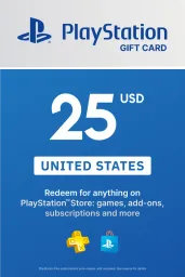 Buy PlayStation Store $25 Gift Card (US) - Digital Code