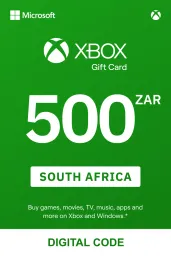 Product Image - Xbox 500 ZAR Gift Card (ZA) - Digital Code