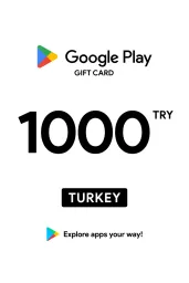 Product Image - Google Play ₺1000 TRY Gift Card (TR) - Digital Code