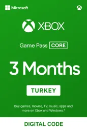 Product Image - Xbox Game Pass Core 3 Months (TR) - Xbox Live - Digital Code