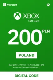 Product Image - Xbox zł‎200 PLN Gift Card (PL) - Digital Code