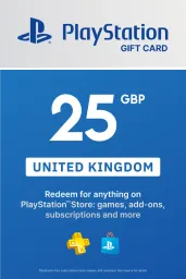 Product Image - PlayStation Store £25 GBP Gift Card (UK) - Digital Code