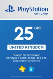 Product Image - PlayStation Store 25 GBP Gift Card (United Kingdom) - Digital Key