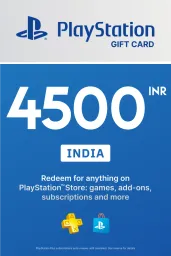 Product Image - PlayStation Store ₹4500 INR Gift Card (IN) - Digital Code