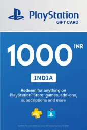 Product Image - PlayStation Store ₹1000 INR Gift Card (IN) - Digital Code