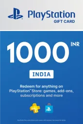Product Image - PlayStation Store 1000 INR Gift Card (India) - Digital Key