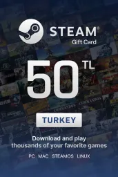 Product Image - Steam Wallet ₺50 TL Gift Card (TR) - Digital Code