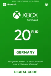 Product Image - Xbox 20 EUR Gift Card (Germany) - Digital Key