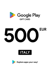 Product Image - Google Play €500 EUR Gift Card (IT) - Digital Code